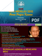 MDG Menuju SDG-peran Profesi Kesmas - IAKMI