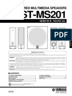 Yamaha Ystms201 Speaker System Service Manual