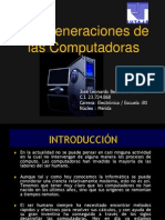 Diapositivas Generacion de Las Computadoras