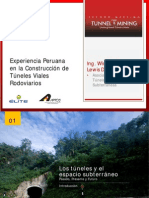 Experiencia Peruana en La Construccion de Tuneles Rodoviarios PDF