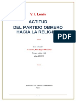 Actitud Del Partido Obrero Hacia La Religion