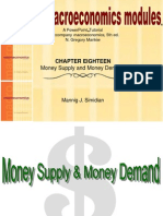 Money Supply and Money Demand: Chapter Eighteen