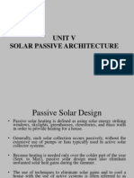 Solar Passive Architecture