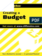 Creating A Budget