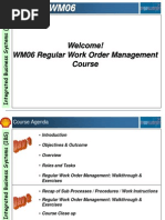 WM06 Regular Work Order Management Presentation