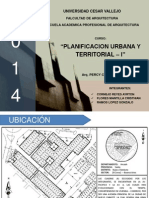 "Planificacion Urbana Y Territorial - I": Universidad Cesar Vallejo