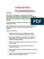 Kilmer McCully, DR - Cuidar Da Alimentação - O Fator Homocisteína