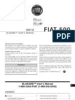 FIAT 500 BlueMe User Manual