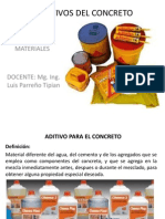 Aditivos Del Concreto