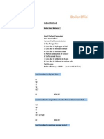 Draft of Boiler Efficiency Calculations