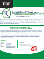 Tableros Electricos Barbotantes BHM Industrial