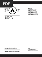 Manual TV Hle4014rtx