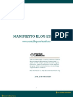 Manifiesto Blog España