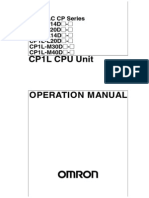 W471-E1-01 CP1L OperationManual