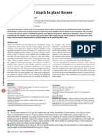 Quantification of Starch in Plant Tissues: Protocol