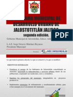 Programa Municipal de Desarrollo Urbano de Jalostotitlán Jalisco