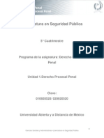 Unidad 1. Derecho Procesal Penal