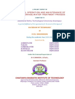 Sewage Treatment Process