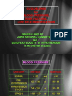 Guildelines For Blood Pressure, Risk Factors, Life Syle Modification