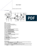 Door Alarm: Circuit Diagram