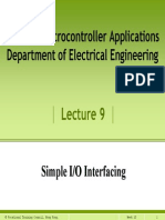 P9 - Simple I-O Interfacing