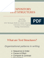 Expository Text Structures