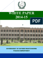 White Paper On KP Budget 2014-15