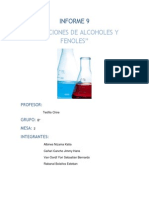 Informe 9 Quimica Organica