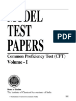 CPT Model Test Paper 1