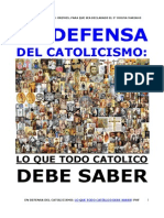 Libro en Defensa Del Catolicismo Lo Que Todo Catolico Debe Saber PHF