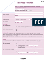 Business Cessation Form IR315