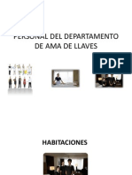 Personal Del Departamento de Ama de Llaves