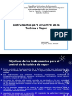 Instrumentos para El Control de Turbinas de Vapor