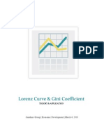 Gini Coefficient and Lorenz Curve Report 