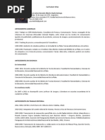 GONZALO OYOLA QUIROGA Curriculum Vitae Abreviado