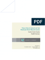 Pt. Molate Public Health Impacts 9-21-09