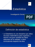 Enstadística en La Investigación Social