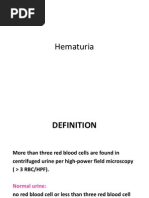 Hematuria