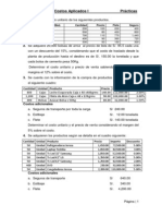 Contabilidad de Costos Aplicados I Practicas