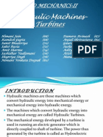 Hydraulic Machines Turbines