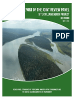 Report of The Joint Review Panel: Site C Clean Energy Project