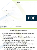 Working With Master Pages Themes & Skins Collections & Lists Data Binding Working With XML