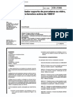 NBR 11790 - 90 (EB-2086) - Isolador Suporte de Porcelana Ou Vidro, para Tensões Acima de 1000V - 11pag