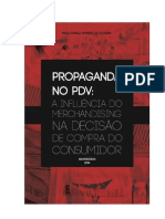 PROPAGANDA NO PDV - A Influência Do Merchandising Na Decisão de Compra Do Consumidor