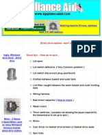 Washing Machines - Troubleshooting Direct Drive Clothes Washers