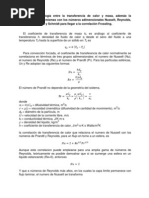 Analogía Entre La Transferencia de Calor y Masa