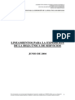 Lineamientos para La Expedición de La Hoja Única de Servicios PDF