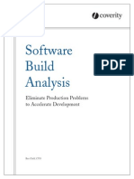 Coverity Software Build Analysis