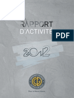 Rapport D'activité CDG 2012