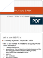 NBFC's and BANK: Service Operations Management